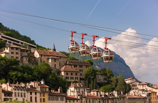 Télépherique de Grenoble Bastille