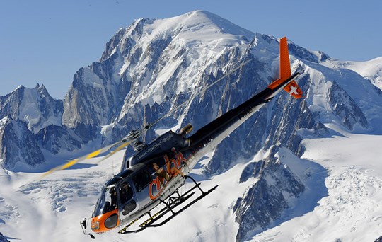 Chamonix Mont Blanc  Helicopteres