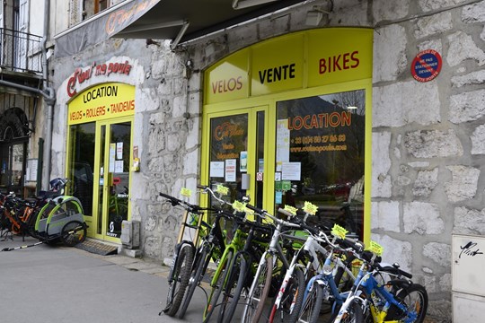 Velo route online annecy